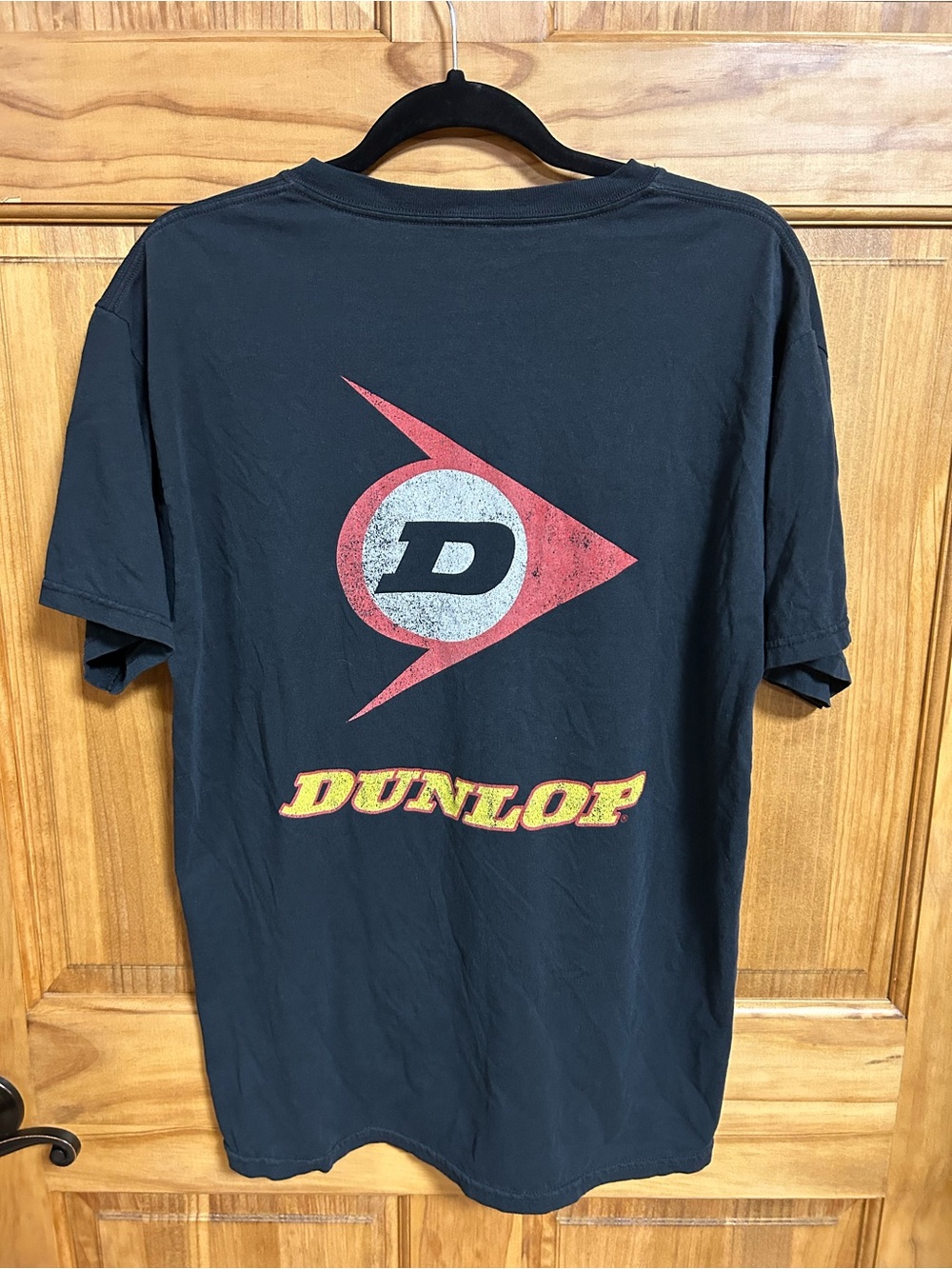 Men's Black Logo Graphic Tee - Black/Red